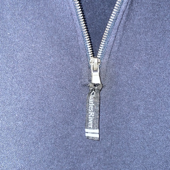 •CHARLES RIVER APPAREL•NWOT NAVY 1/4 ZIP PULLOVER SIZE 2XL - Picture 7 of 9